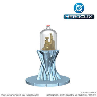 DC HeroClix Iconix Fortress of Solitude Vol 1 Mini-Figure Game Set with Superman, Kelex, Terrain Tiles, Character Cards & Collectible Display Packaging (PREORDER - Release Date Oct. 31, 2026)