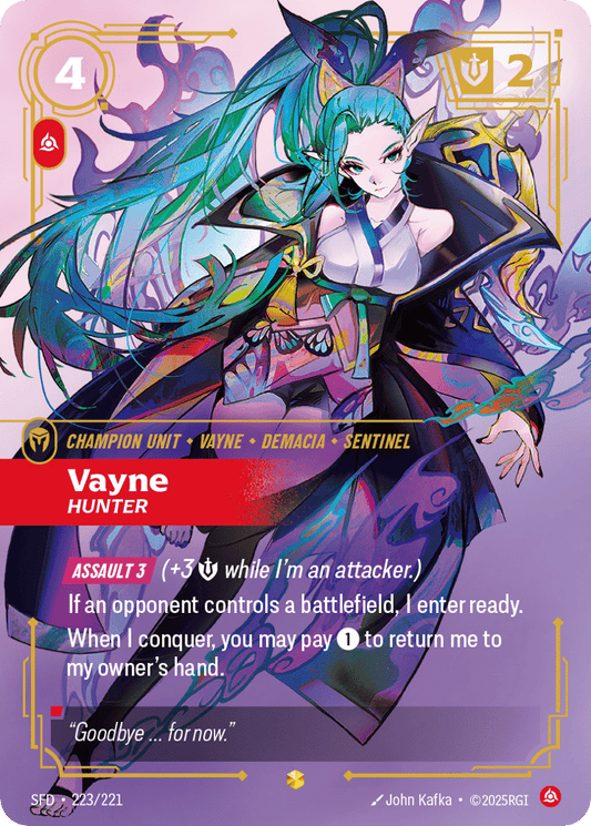 Vayne - Hunter (Overnumbered) #223/221