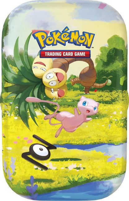 Pokémon TCG: 30th Celebration Mini Tin – Mew (2 Booster Packs, Sticker Sheet, & Collectible Art Card) | Sealed - (PREORDER - Release Date Oct. 02, 2026)